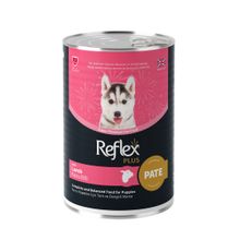 Reflex Plus Pate İçinde Kuzu Etli 395 gr 1 Adet Yavru Konserve Köpek Maması