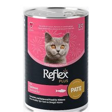 Reflex Plus Pate İçinde Somonlu 395 gr Yavru Kedi Konserve Maması