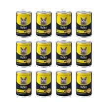 Reflex Plus Sos İçinde Et Parçacıklı Tavuklu 12x400 gr Yetişkin Kedi Maması
