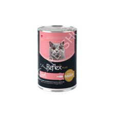 Reflex Plus Sos İçinde Parça Etli Somonlu 400 gr Yetişkin Kedi Konservesi