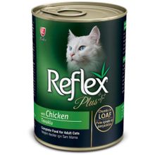 Reflex Plus Tavuklu ve Et Parçacıklı 400 gr Kedi Konservesi