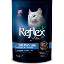 Reflex Plus Ton Balıklık Karidesli 100 gr Kedi Konservesi