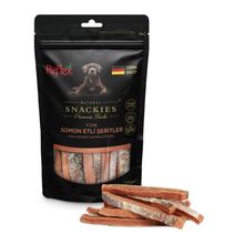 Reflex Snackies 170 GR Füme Somon Etli Şeritler Köpek Ödülü
