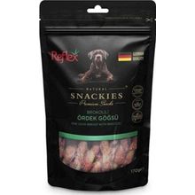 Reflex Snackies Natural Brokolili Ördek Göğsü Tahılsız 170 gr Köpek Ödül Çubuğu