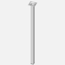 Regalux Çelik Boru Kar 600 mm Beyaz Masa Ayağı