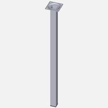 Regalux Çelik Boru Kare 500 mm Krom Masa Ayağı