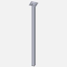Regalux Çelik Boru Kare 600 mm Krom Masa Ayağı