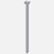 Regalux Çelik Boru Kare 700 mm Krom Masa Ayağı