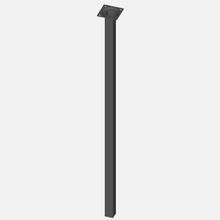 Regalux Çelik Boru Kare 700 mm Siyah Masa Ayağı