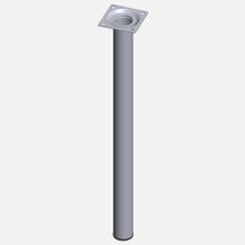 Regalux Çelik Boru Yuvarlak 500 mm Krom Masa Ayağı