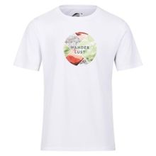 Regatta Fingal Slogan II Beyaz Erkek T-Shirt