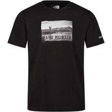 Regatta Fingal Slogan II Siyah Erkek T-Shirt