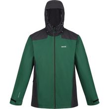Regatta RMP281 Thornridge II Yeşil Gri Kapüşonlu Regular Fit Erkek Mont