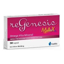 Regenesis Max Omega Vita Mineral 30 Kapsül Balık Yağı