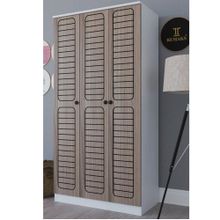 Remaks Fuga 3 Kapaklı Beyaz-Cordoba Elbise Dolabı