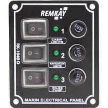 Remkay 12V 10'lu İzoleli Dikey Switch Panel