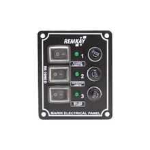 Remkay 12V 4'lü İzoleli Dikey Switch Panel