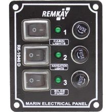 Remkay 12V 5'li İzoleli Dikey Switch Panel