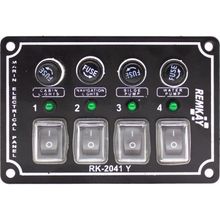 Remkay 12V 5'li İzoleli Yatay Switch Panel