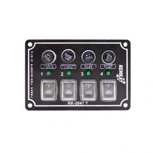 Remkay 12V İzoleli 10'lu Yatay Switch Panel