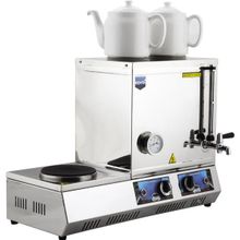 Remta K34 40 Model Çift Demlik Elektrikli 2000 W 28 lt Su Isıtma Kapasiteli Çay Kazanı