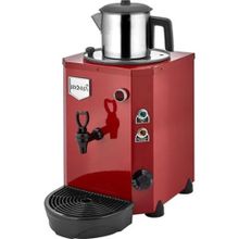 Remta Kırmızı Mini Jumbo 9 lt Tek Demlikli Çay Kazanı Makinesi