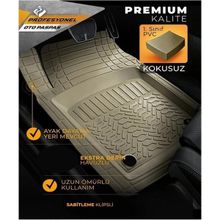 Renault Megane 3 2008-2015 Pro Bej Havuzlu Oto Paspas Seti