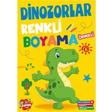 Renkli Boyama Dinozorlar Boyama Zamanı