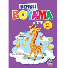 Renkli Boyama Kitabı 4-5 Yaş - Yağmur Çocuk