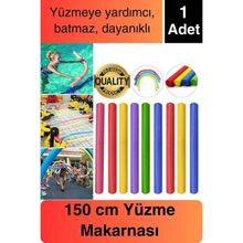 Renkli Dayanıklı Deniz Havuz Yüzme Makarnası Tatil Yüzücü Batmayan Sosis Köpüğü Yardımcı 1 Adet