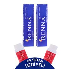 Renna 10-0 Açık Sarı 2x60 ml Tüp Saç Boyası + Oksidan