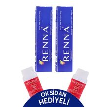 Renna 9-1 Küllü Sarı 2x60 ml Tüp Saç Boyası + Oksidan