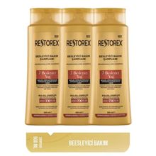 Restorex 7 Besleyici Yağ Etkili 3x500 ml Şampuan