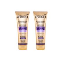 Restorex Collagen Biotin 2x250 ml Dolgunlaştırıcı Saç Bakım Kremi