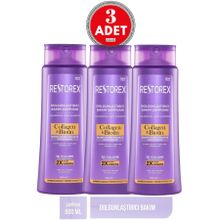 Restorex Collagen Biotin 3x500 ml Dolgunlaştırıcı Şampuan
