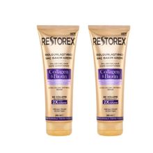 Restorex Collagen Biotin Dolgunlaştırıcı 2x250 ml Saç Kremi