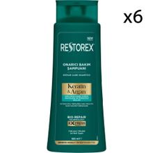 Restorex Keratin Argan 6x500 ml Şampuan