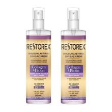 Restorex Kolajen ve Biotin Dolgunlaştırıcı Etki 2x200 ml Sıvı Saç Kremi