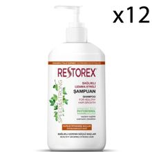 Restorex Sağlıklı Uzama Etkili Kuru Yıpranmış Saçlar İçin 12x1000 ml Şampuan