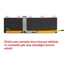 Retro MSI GE60 0ND-412XTR V2 Işıklı Uyumlu Klavye