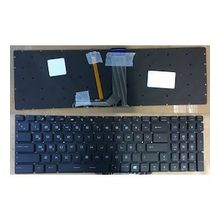Retro MSI GF62 8RD Siyah Işıklı Uyumlu Klavye
