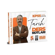 Retro Yayıncılık 2026 KPSS Tarih 5 Yüz Ders Notları
