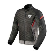 Revit Torque 2 Gri Kırmızı Motosiklet Montu