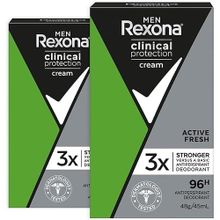Rexona Clinical Protection Active Fresh 2x45 ml Erkek Stick Deodorant