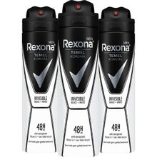 Rexona Erkek Invisible Black White 3x150 ml Deodorant
