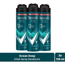 Rexona Invisible Ocean Deep Men 3x150 ml Sprey Deodorant