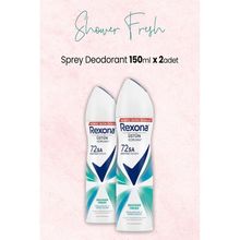 Rexona Shower Fresh 2x150 ml Kadın Sprey Deodorant