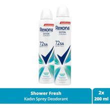 Rexona Shower Fresh Kadın 2x200 ml Sprey Deodorant