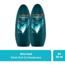 Rexona Xtra Cool 2x50 ml Üstün Koruma 72 Saat Kesintisiz Koruma Erkek Deodorant Roll On