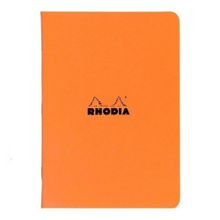 Rhodia 80 gr 48 Yaprak 210x297 mm Basic Turuncu Kapak Kareli Defter